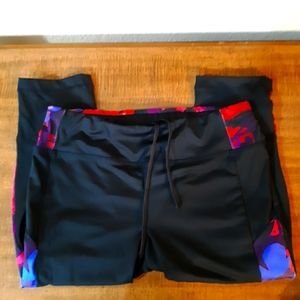 Splash of color ankle leggings